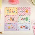 Süße Cartoon Abreiß Notizkarten im Ins-Stil kawaii Memo Haftnotizen Notizkarten Set - Cartoon B Aufreißkarte (6 Stück/Packung)