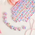 Süße Cartoon Glücksstern Origami Papierstreifen für DIY Sternenflasche Kindergeschenk Basteln. - Fröhlicher 1. Juni / 520 Blatt/Packung