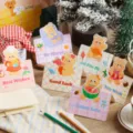 Süße 3D Cartoon Bär Grußkarten Set für Urlaubsgeschenke und Party Tischdekoration - Xiantang Bär (Alle 6 Stile Enthalten) / 6 Stück