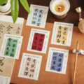 Graduation blessing cards set Chinese calligraphy greeting cards for bouquet gift wrapping decorative - Extraordinary Performance / 30 Sheets