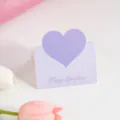 Valentinstag Klappgrußkarte mit 3D Herz Design, süße kleine Nachrichtenkarte für Blumenläden - Stil B