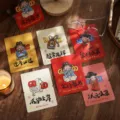 Süße chinesische inspirierende Grußkarten, Glückwunschkarten für Prüfungen und Abschied. - Jinbang Timing Serie 6 Stück/Packung