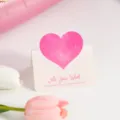 Valentinstag Herz Klappkarte Sternenhimmel Grußkarte für Blumenladen Geschenk Deko - Stil E