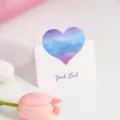 Kreative 3D Herz Grußkarte handgemachte Wunsch Nachricht Karte für Geburtstag DIY - Stil B (Good Luck) / 1 Blatt