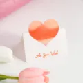 Kleine herz grußkarte nachricht karte kreative aquarell wunschkarte für geburtstagsgeschenk - Stil E (As You Wish)