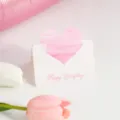 3D Herz Grußkarte rosa Wunschkarte kreative handgefertigte Geburtstag Grußkarte Variante - Stil F (Happy Everyday)