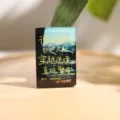 Acryl magnetischer Kühlschrankaufkleber mit inspirierendem Text für stilvolle Deko. - Durch Entbehrungen zu den Sternen