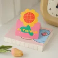 Carino biglietto d'auguri 3D per compleanno, San Valentino e messaggi floreali con fiori. - Fiorellino Rosso - Girasole