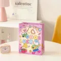 Rosa süße Cartoon Tier Geschenktüte, Papiertragetasche für Freunde und Geburtstagsgeschenke. - Viel Glück / S
