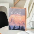 Scenic paper gift bag with inspirational art design, ideal for birthday gifts and beautiful floral. - Be Yourself Instead Of Explaining (Small) / 245x220x100mm