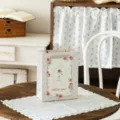 Sac cadeau en papier à motif de rose élégant avec poignées robustes pour emballage de boutique. - Style Rose Papillon D (Petit)