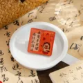 Süßer Cartoon Acryl Kühlschrankmagnet mit chinesischem Spruch, stilvolles Deko Geschenk. - Cartoon-Keine Angst Vor Der Zukunft
