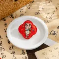 Chinesischer Stil niedlicher Abschluss Hund Acryl Kühlschrankmagnet für Heimtextilien - Cartoon-Erster Platz Gelehrter