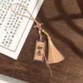 Chinesischer traditioneller Stil Auto Anhänger Schlüsselring dekorative Quaste Geschenk. - Wunscherfüllung