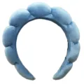Blue Puffy Sponge Headband Thickened High Crown Hair Hoop Women Face Wash Hair Accessories - Korean Velvet Headband / Blue