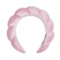 Pink Plush Cloud Headband Padded Sponge Hair Hoop Sweet Hair Accessories for Women Daily Makeup - Korean Velvet Headband / Pink