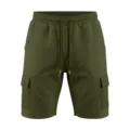 Men's green waffle cargo shorts casual outdoor sports loose fit multi-pocket summer shorts - Army Green