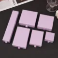 Lavender purple jewelry drawer box variant set in multiple sizes - Purple