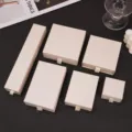 Beige drawer jewelry boxes variant set in different sizes - Pearlescent Beige
