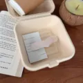 Pinza de pelo de corazón rosa dulce diseño elegante accesorio para el pelo de mujer. - Clip de Resorte de Corazón Largo (HDJ-10) / Blanco Gelatina