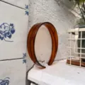 Cerchietto per capelli largo tartaruga da donna, cerchio per capelli marrone retrò e accessori. - Cerchietto Largo con Denti Antiscivolo / Americano