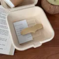 Pinza de pelo de resorte larga en forma de corazón color sólido accesorio de moda detalle - Clip de Resorte de Corazón Largo (HDJ-10) / Amarillo jengibre