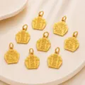 Goudkleurige geluk vrede DIY bedel hanger voor armband ketting sieraden accessoires - Schild Tai Chi (Stijl I)