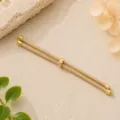 Bracciale intrecciato milan filo d'oro accessori semi-finiti DIY 3mm materiali per gioielli - Oro chiaro