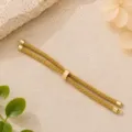 Corda Milano Oro 3mm Scaglia di Drago Braccialetto intrecciato DIY Accessorio Semilavorato - Oro