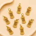 Zandgoud mini abacus hanger DIY sieraden accessoire voor ketting armband maken - Mini Abacus Stijl (Stijl J)