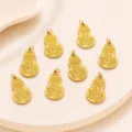 Vergulde kalebas bedels hangers voor DIY sieraden maken Chinese stijl ketting accessoires. - Stijl B