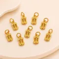 Gold-plated mini abacus charms DIY jewelry accessories vintage bracelet pendant supplies - Style H