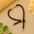 Bruin Milan touw gevlochten armband DIY sieraden halffabrikaat verstelbare polsband accessoire. - koffiekleur
