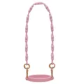Pink silicone water bottle strap handle replacement band for tumbler cup accessories outdoor - Cup Ring + Lanyard / Pink