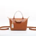 Borsa a mano da donna in vera pelle marrone casual tracolla borsa a spalla elegante - Marrone scuro