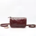 Borsa a tracolla in vera pelle marrone vintage donna borsa retro elegante quotidiana - Caffè