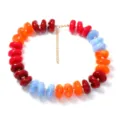 Collana con perline in resina colorata stile dopamina gioielli di tendenza sovrapposti per le donne - Stile 4