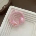 Pink headphone acrylic pendant DIY charm cute phone chain bag accessory handmade crafting item - Pink