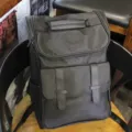 Waterproof oxford fabric backpack for men, large capacity casual travel school book bag. - Black