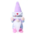 Mother's day gnome plush toy with love letter envelope, purple hat and pink pants SKU. - Male Style