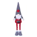 Peluche de Gnomo Sueco de Navidad Muñeca de Piernas Largas Decoración de Mesa - Gnomo Telescópico Masculino