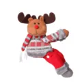 Christmas reindeer plush curtain buckle cartoon doll window home decor gift item - Reindeer Curtain Buckle