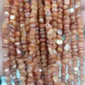 Natural shell irregular chip beads 3-5mm DIY crushed stone necklace bracelet jewelry making - Coffee