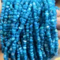 Natuurlijke schelp onregelmatige steen kralen blauw 3-5mm DIY ketting armband sieraden maken - Blauw