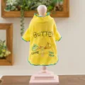 Yellow cute pet dog summer thin clothes two-leg sweater cat apparel cute embroidered top - XS / Rocker Yellow