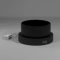 Constant temperature pet water bowl heater base, winter warming bowl for cats and dogs. - Black Bowl + Black Heating Base; 450ML