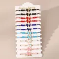 Gewebte Perlen Schmetterling Armbänder Set, stilvoller farbiger Öltropfen Schmuck Damen. - BZ1959 Stil