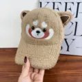 Cute fleece baseball cap with cartoon animal ears, warm winter hat for women and students. - Adjustable (55-59cm) / Koala Ears - Camel