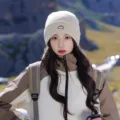2025 autumn winter warm knitted beanie hat women thick outdoor mountain solid color cap - Unisex One Size (56-60cm) / Outdoor Mountain Knitted Hat - Beige