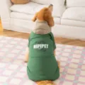 Winter Warmer Hundemantel Vierbeinige Kapuze Gesteppte Haustierjacke für Golden Retriever - 3XL / Set / Dian Grün